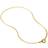 Monica Vinader Doina Snake Chain Necklace - Gold