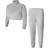 Nike Girl's HW Tracksuit - Lightgrey/Pink (DD6302-077)