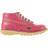 Kickers Children's Hi Boots - Pink Leather