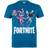 Fortnite Kids Bunny Trouble Short Sleeve T-shirt - Azure Blue