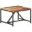 vidaXL Sidebord massivt sheeshamtræ Småbord 60x60cm