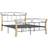 vidaXL Metal 100cm Sengeramme 120x200cm