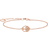 Thomas Sabo Charm Club Delicate Tree of Love Bracelet - Rose Gold/Transparent
