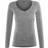 Icebreaker Merino Siren Long Sleeve Sweetheart Top Women - Gritstone Heather