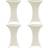 vidaXL Stretch 4-pack Dug Beige (60x60cm)