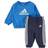 Adidas Infant Badge of Sport Performance Sweatset - Bright Blue/White/Shadow Navy (HF8821)