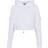 Urban Classics Ladies Short Worker Hoody - White