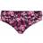 Abecita Faded Leaves Bikini Brief - Fuchsia