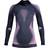 UYN Evolutyon UW Long Sleeve Shirt Women - Anthracite Melange/Raspberry/Purple