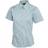 Uneek Ladies Pinpoint Oxford Half Sleeve Shirt - Light Blue