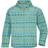 Didriksons Monte Printed Kid's Full-Zip - Waveprint Turquoise (504100-868)