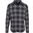 Urban Classics Campus Checked Shirt - Dark Blue/Rust Red