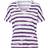 Brax Carrie Striped T-shirt - Purple