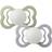 Bibs Supreme Glow Silicon Size 1 0+m 2-pack