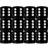 Chessex Dice Set D6 Opaque Black/White 16 mm