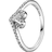 Pandora Wishbone Heart Ring - Sterling Silver