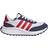 Adidas Kid's Run 70s - Cloud White/Vivid Red/Dark Blue