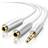 Ugreen 3.5mm-2x3.5mm M-F 0.2m
