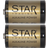 Star Trading D Alkaline Power Longlife Compatible 2-pack