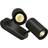SLV Enola B Black Ceiling Flush Light ∅ 6.7cm