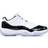 NIKE Air Jordan 11 Retro Low M - White/Black/Emerald Rise