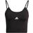 adidas Aeroknit Seamless Crop Top - Black/White