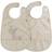 Done by Deer Bib with Velcro 2-pack Lalee Sand