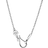 Izabel Camille Anchor Base Necklace - Silver