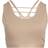 Adidas Coreflow Luxe Medium-Support Plus Size Sports Bra - Chalky Brown