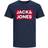 Jack & Jones Logo Declared Plus Size-T-shirt - Blue/Navy Blazer
