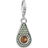 Thomas Sabo Charm Club Avocado Charm Pendant - Silver/Green/Brown
