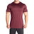 Better Bodies Essex Stripe T-shirt Men - Maroon Melange