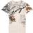 Kenzo Tiger Logo Print Cotton T-shirt Dress - Off White (K12230-152)