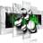 Arkiio Shiny Stones Wide Green Väggdekor 100x50cm