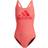 Adidas Women's SH3.RO Big Logo Swimsuit - Semi Turbo/Vivid Red