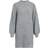 Object Collector's Item Eve Nonsia Ballon Sleeved Knitted Dress - Light Grey Melange