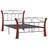 vidaXL Metal 100cm Sengeramme
