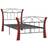 vidaXL Metal 100cm Sengeramme