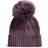 The North Face Women's Oh-Mega Fur Pom Beanie - Blackberry Wine