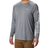 PFG Terminal Tackle Heather Long Sleeve T-shirt Men - Charcoal Heather/Cool Grey Logo