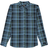 O'Neill Redmond Plaid Stretch Flannel Shirt - Blue Shadow