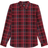 O'Neill Redmond Plaid Stretch Flannel Shirt - Red 2