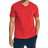 Nautica Solid V-Neck T-shirt - Nautica Red