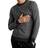 Superdry Orange Label Crew Jumper - Dark Charcoal Birdseye