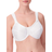 Bali Satin Tracings Underwire Minimizer Bra - White