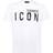 DSquared2 Icon Spray Logo T-shirt - White