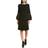 Michael Kors Collection Wool-Blend Sheath Dress - Black