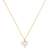 Kate Spade My Love April Heart Pendant - Gold/Transparent