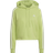 adidas Women's Essentials 3-Stripes Cropped Hoodie - Pulse Lime/White