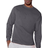 Hanes Men's Authentic Long-Sleeve T-shirt - Smoke Gray